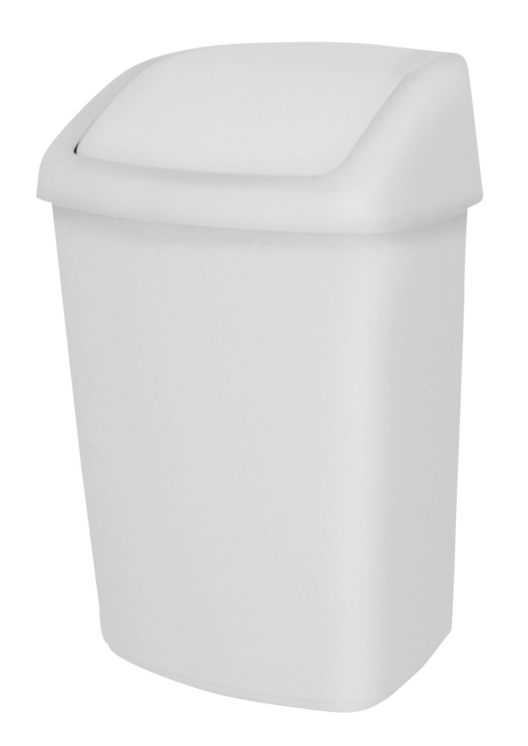 PAPELERA TAPA BASCULANTE 25L blanca